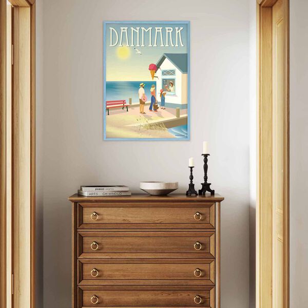 Denmark The Ice Cream Stand Poster Denmark The Ice Cream Stand Poster, ViSSEVASSE