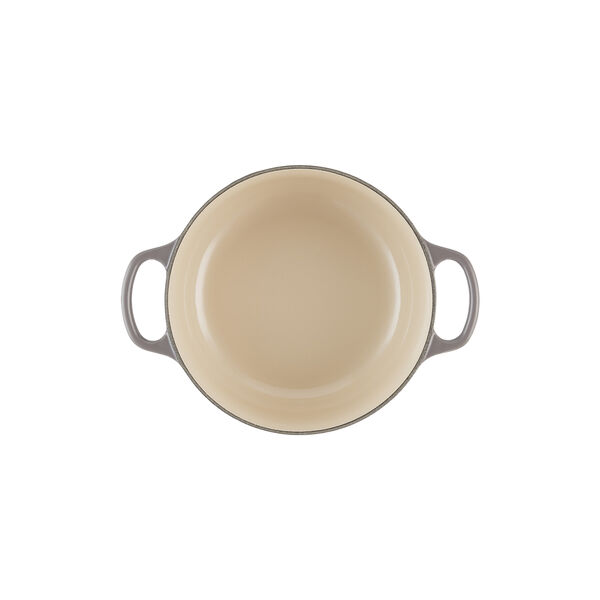 Signature gjutj&auml;rn rund gryta &Oslash; 20 cm, flint, Le Creuset