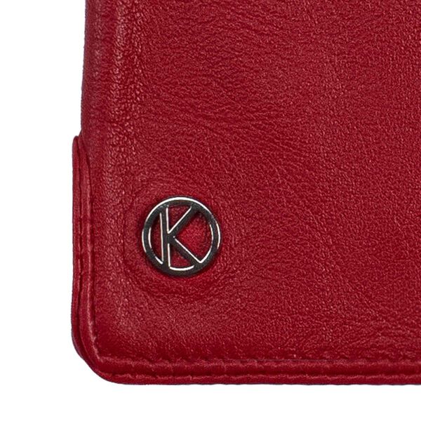 Carla läderhandske, crimson, Kessler