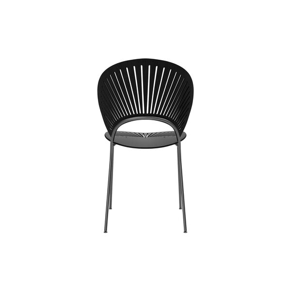 3398 Trinidad Chair, black ash/flint, Fredericia Furniture