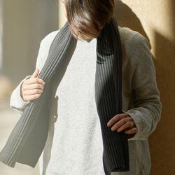 Pleece Short Scarf, black Pleece Short Scarf, black, Design House Stockholm