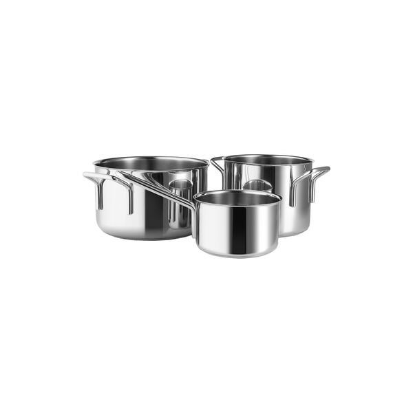 Stainless Steel Grytasett 3 delar, Eva Trio