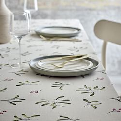 Mistletoe julbordsduk, nature, Södahl