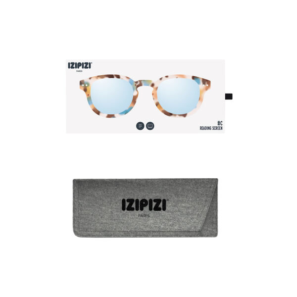 #C READING SCREEN glasögon, blue tortoise, IZIPIZI