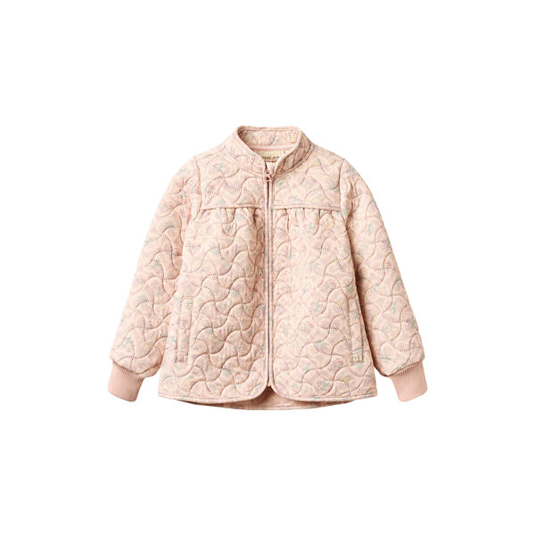 Thermo Jacket Tilde, heart flowers, Wheat