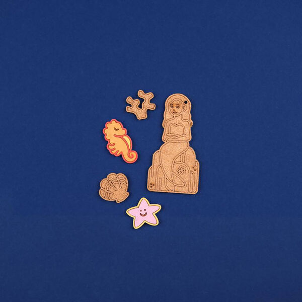 H.C. Andersen Wooden Toy |The Little Mermaid H.C. Andersen Wooden Toy |The Little Mermaid, Crateit
