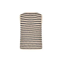 Vestermd stripe top, navy summer sand, Modstr&ouml;m