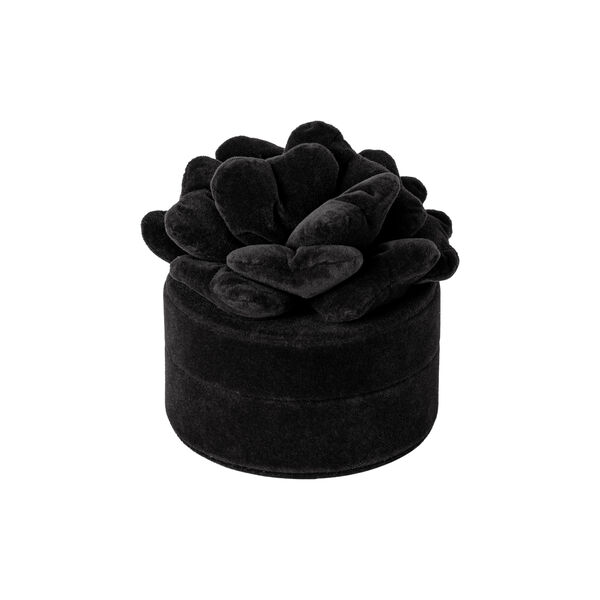 Day Velvet Flower Jewelry Round, black, DAY ET
