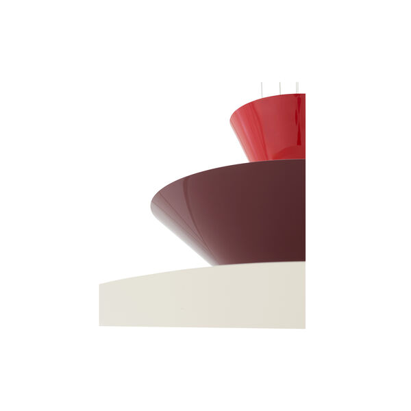 Gio LN15 Pendel, signal green/deep blue/ecru white, &Tradition