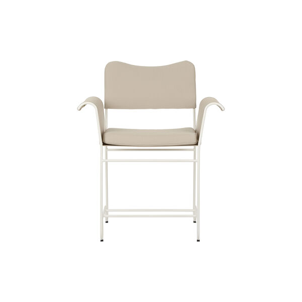 Tropique Dining Chair without Fringes, beige/classic white, GUBI