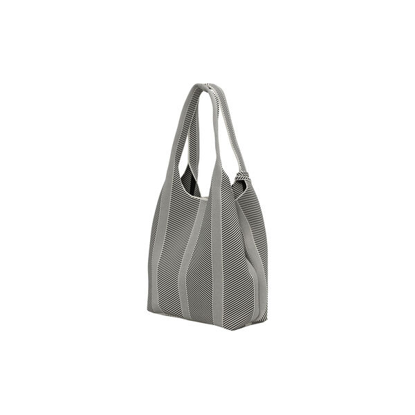 Knitted Bag, milk creme black, Ilse Jacobsen Hornb&aelig;k