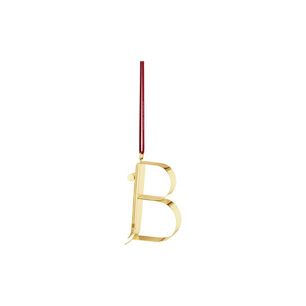 Christmas letter ornament B, Georg Jensen