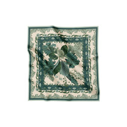 Green Flora Danica Garden sidenscarf, Flora Danica Denmark