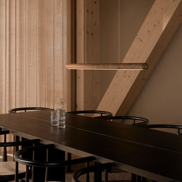 Akeno taklampa, brun, Design For The People