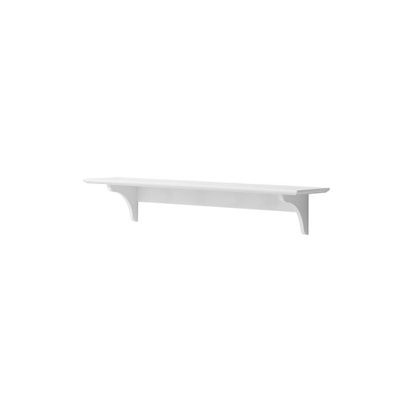 Seaside Shelf With Hooks, 90x20 cm, Oliver Furniture