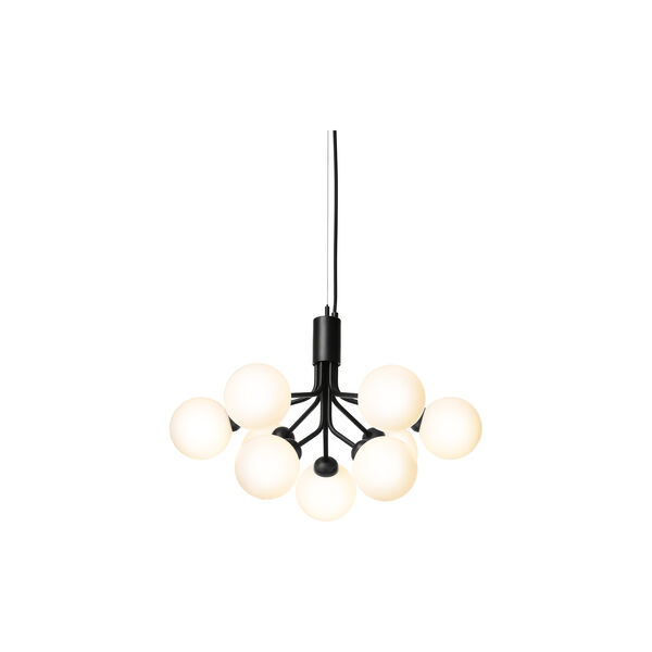 Apiales 9 Pendant, satin black/opal Apiales 9 Pendant, satin black/opal, Nuura