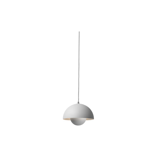 Flowerpot VP1 Pendant, matt light grey, &Tradition