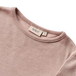 Wool T-Shirt L/S Alfie, 1135 dry rose, Wheat