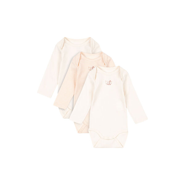 Fio Stripe 3-pack LS Body, blush mix Fio Stripe 3-pack LS Body, blush mix, Konges Sløjd