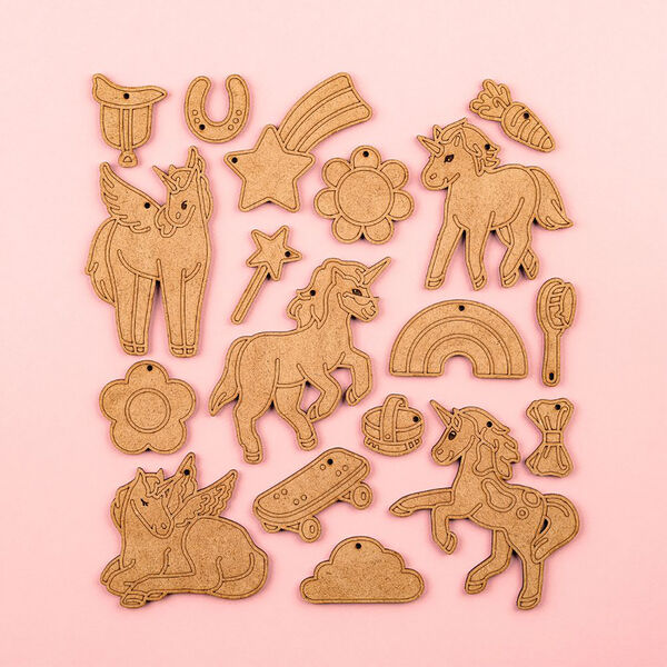 Unicorn Wooden Toy | Rainbow Friends, Crateit