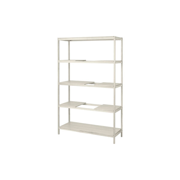 SUKOYA Wooden Shelf Large, white lacquered, Blomus