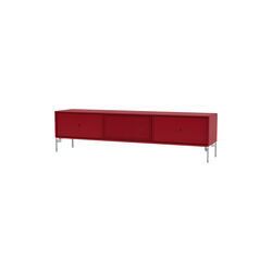 OCTAVE V TV-b&auml;nk, 165 beetroot, Montana Furniture