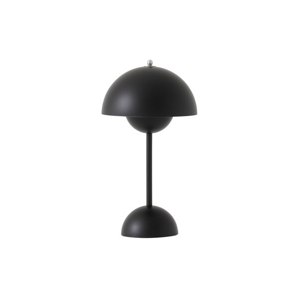 Flowerpot VP9 Portable Table Lamp, matt black Flowerpot VP9 Portable Table Lamp, matt black, &Tradition