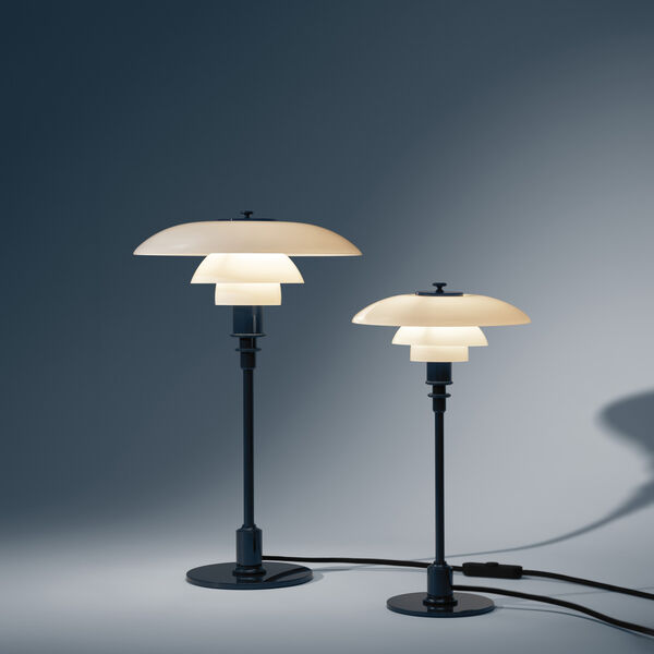 PH 3/2 Table Lamp, glossy deep blue, Louis Poulsen