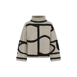 SLSorea Mono Pullover | Beige w Black monogram | Tr&ouml;ja, Soaked in Luxury
