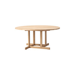 BM80 Mogensen Coffee Table &Oslash; 120 cm, light oiled oak, Fredericia Furniture