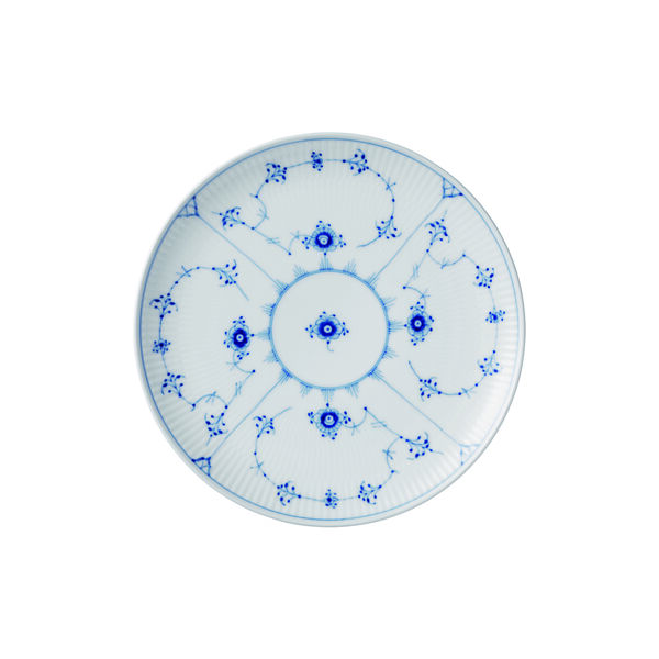 Musselm&aring;lat R&auml;fflad tallrik coupe &Oslash; 23 cm, Royal Copenhagen