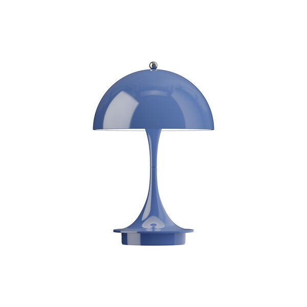 Panthella 160 Portable Table Lamp, opaque indigo, Louis Poulsen