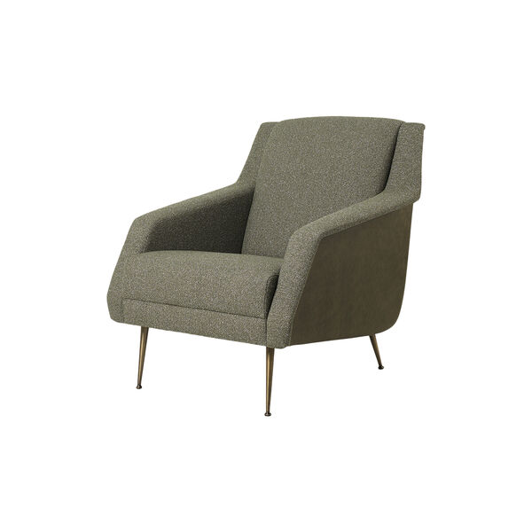 CDC. 1 Lounge Chair, Around Bouclé 141/antique brass, GUBI