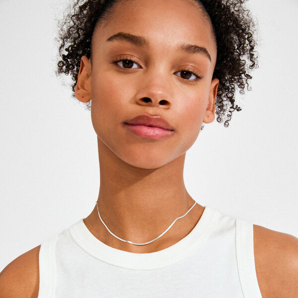 NIKITA halsband silverpl&auml;terad, Pilgrim