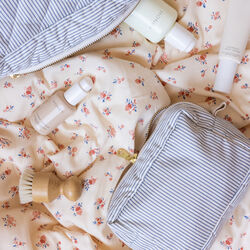 Necess&auml;r, classic stripes blue/praline, Cam Cam Copenhagen