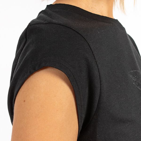 CC Heart FEATHER tee, black, Coster Copenhagen