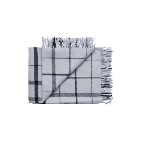 Warp and Weft Throw, 02105 stable - concrete/midnight, Silkeborg Uldspinderi