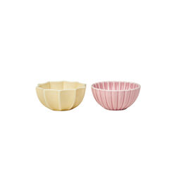 Samsurium set av 2 mini sk&aring;lar, mimosa/blush, Dottir Nordic Design