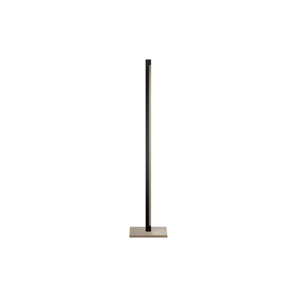 INLAY F1 LINEAR golvlampa, matt black/satin gold, LIGHT-POINT