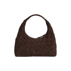 HaymaMBG Handbag Sue. Weave, dark brown, Markberg