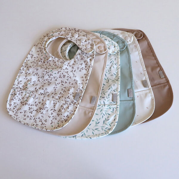 Haklapp med ficka 2-pack, lierre, Cam Cam Copenhagen