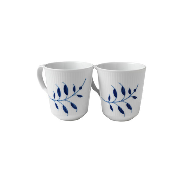 Blue Fluted Mega mugg, 38 cl, 2 st., Royal Copenhagen