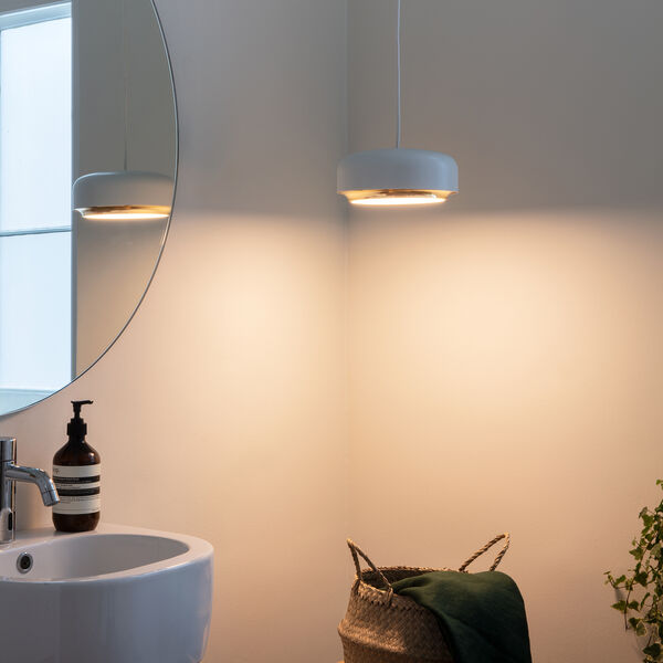 Hazel Pendant, white, UMAGE