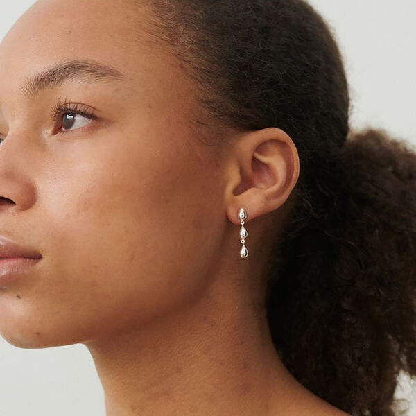 Rain Öronhängen, silver, Pernille Corydon Jewellery