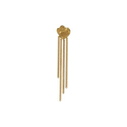 Shell Reflections Earring with Chains Single, gold, Stine A Jewelry