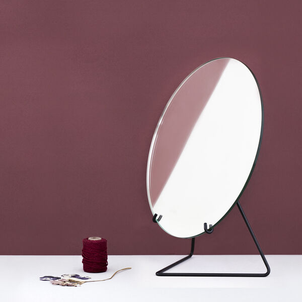 Standing Mirror, svart Standing Mirror, svart, MOEBE