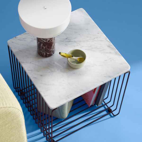 Panton Wire Top Panel, 992 white marble, Montana Furniture