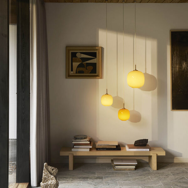 VL45 Radiohuspendel, amber, Louis Poulsen