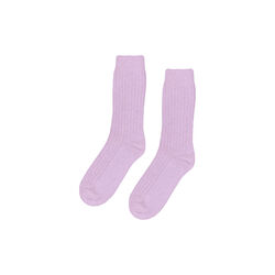 Merino Wool Blend Sock, soft lavender, Colorful Standard