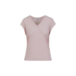 CC Heart Basic V-Neck T-Shirt, daisy pink, Coster Copenhagen